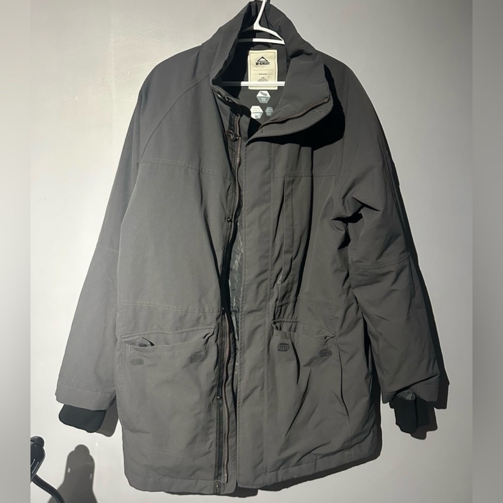 McKinley Gray Down Winter Coat  - Large